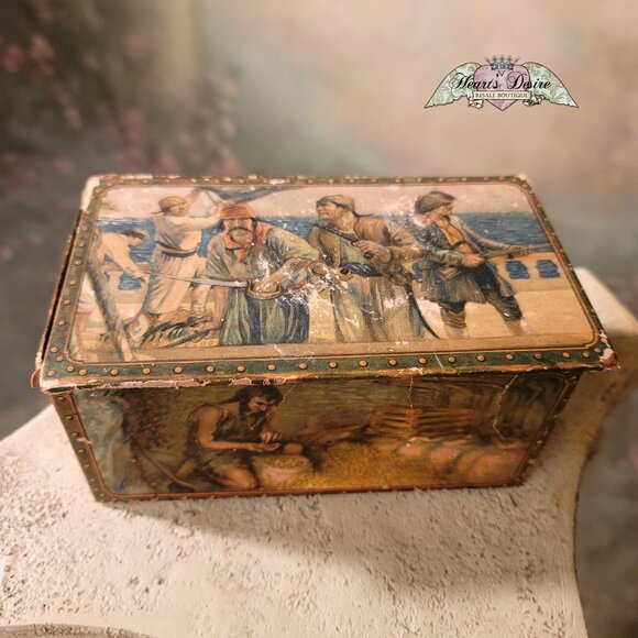 Whitman's Pleasure Island Chocolate Box Very Old Rare Version No words on top - Picture 1 of 10